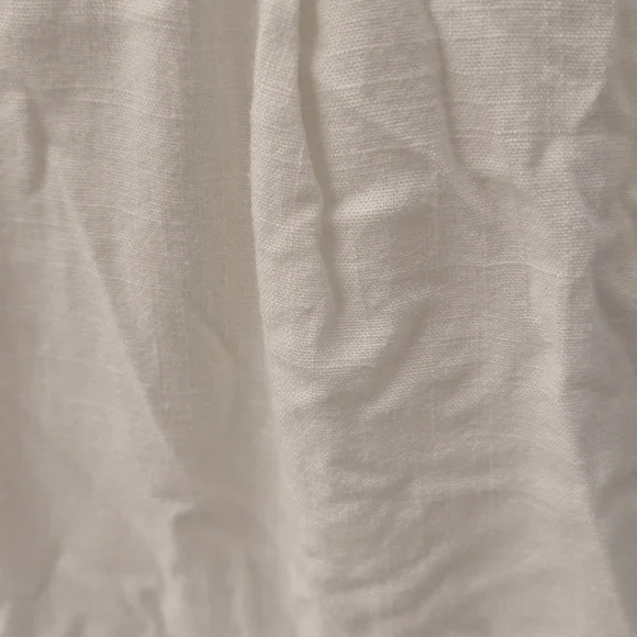 Women's White Jumpsuit with Button Detail - Picture 8 of 9